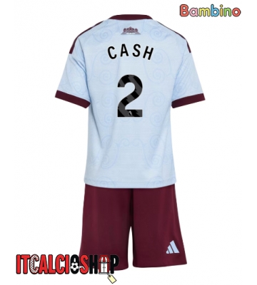 Aston Villa Matty Cash #2 Terza Maglia Bambino 2026-27 Manica Corta (+ Pantaloni corti)